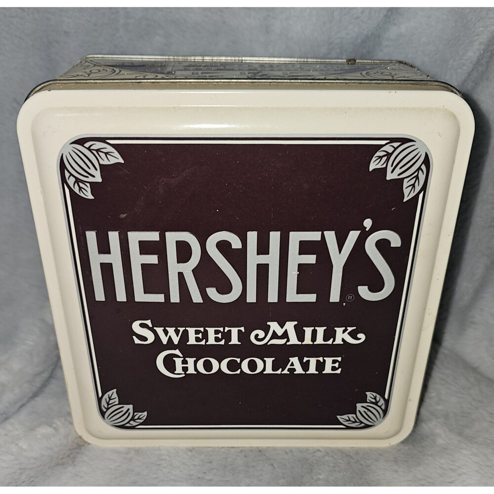Hershey's Sweet Milk Chocolate Tin Vintage Edition 1990 Collectible Advertising